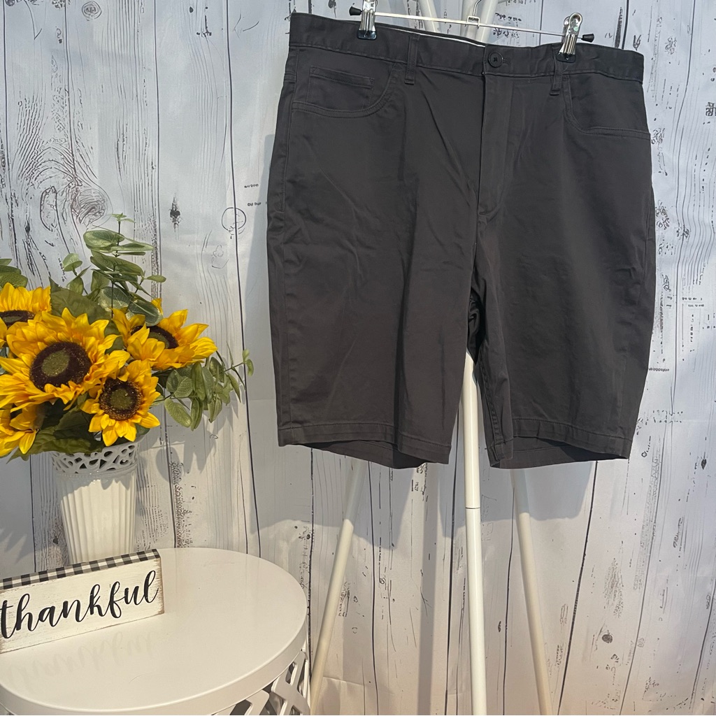 Calvin Klein Mens Gray Shorts Size 34 Preowned